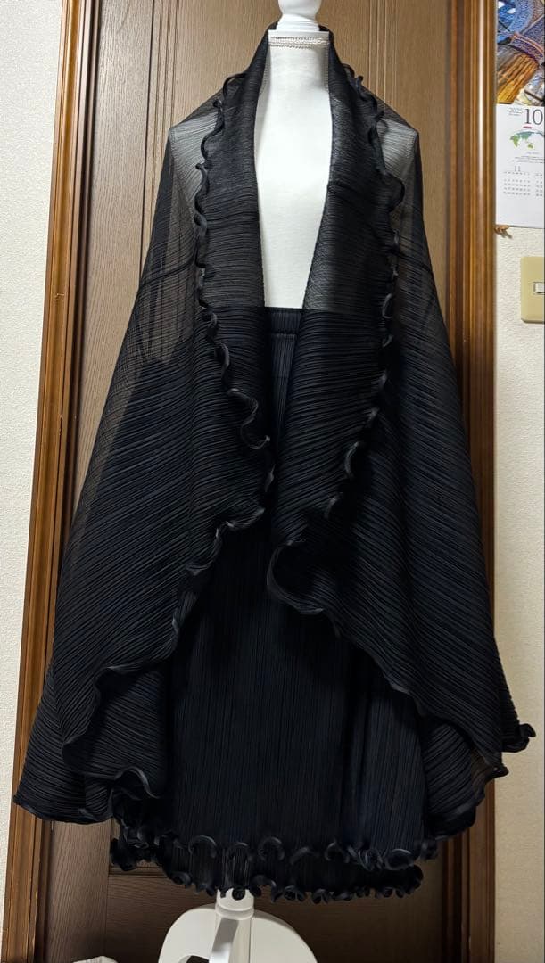 PLEATSPLEASE☆フリルジャケット・スカート　レアなパーティードレス