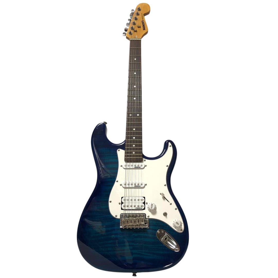 【美品】Busker’s BST-2H ストラトキャスター キルトメイプル