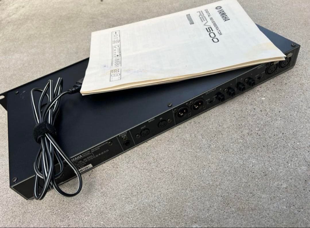 r*g様 Yamaha REV500 エフェクター 取扱説明書付き
