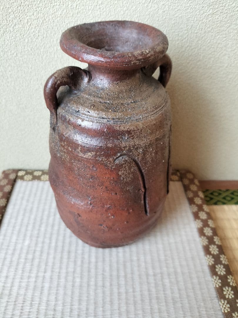 古備前桃山時代花入れ