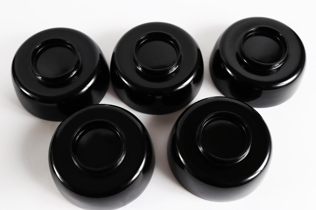 木製漆器 花蝶蒔絵 吸物椀 10客 漆芸