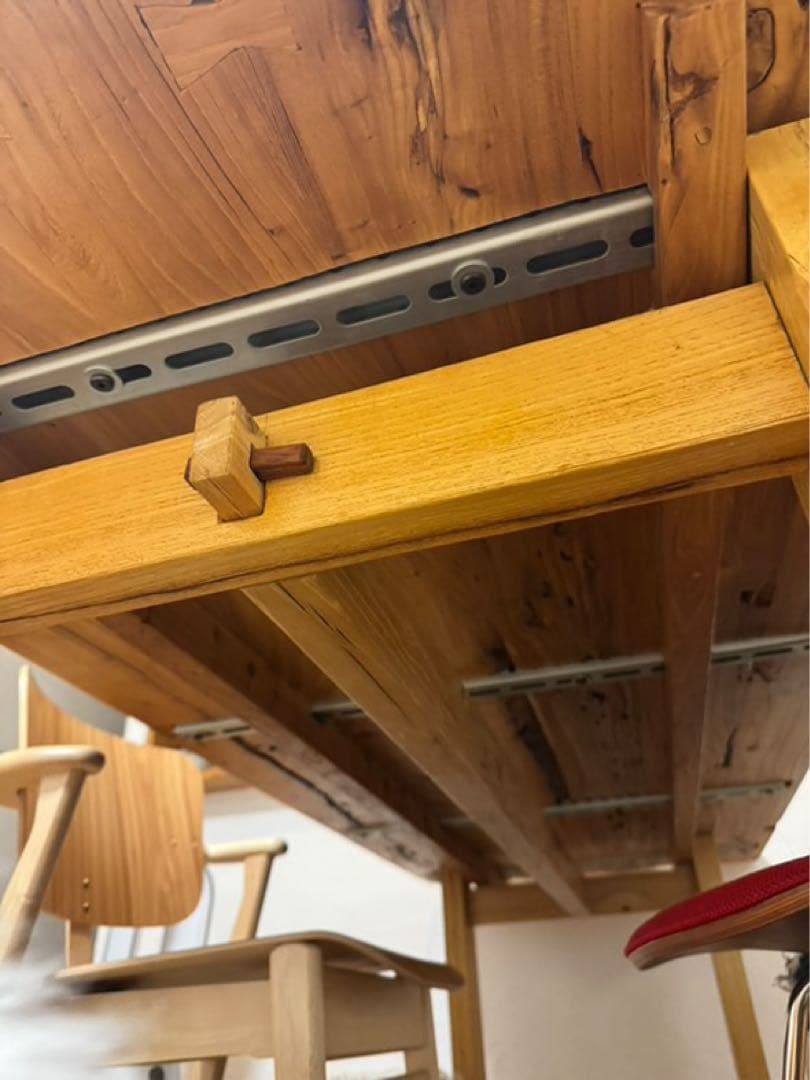 楡古材ダイニングテーブル　天板のみ