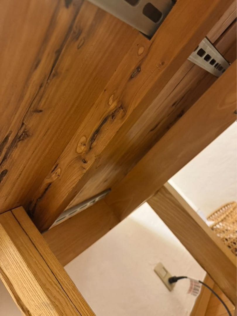 楡古材ダイニングテーブル　天板のみ