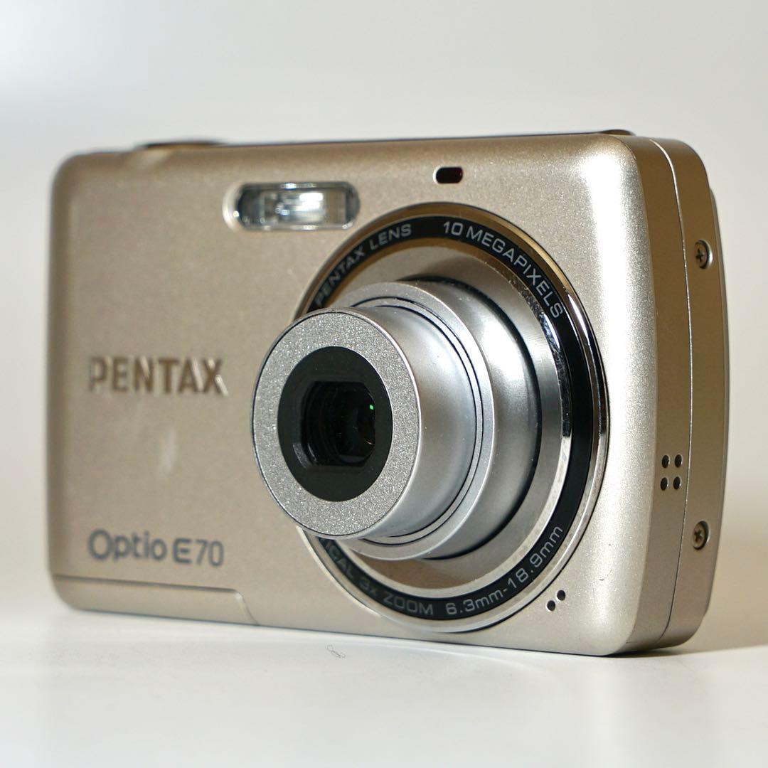 スマホ転送セット】PENTAX OPTIO E70 オールドコンデジ
