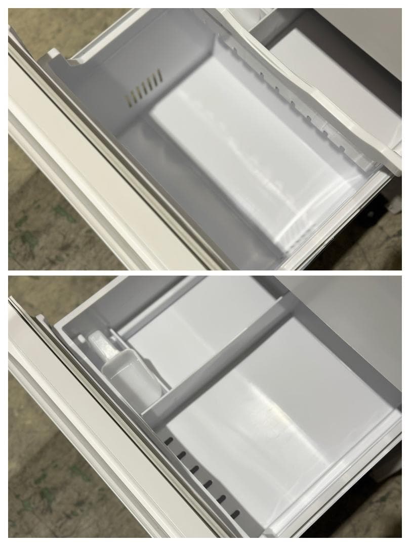 ■日立■3ドア冷蔵庫　R-V32TVL(W)　315L　ホワイト　2023年製