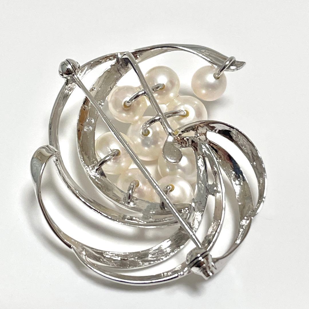 極美品✨田崎真珠 TASAKI タサキ アコヤ真珠 パール ブローチ コサージュ