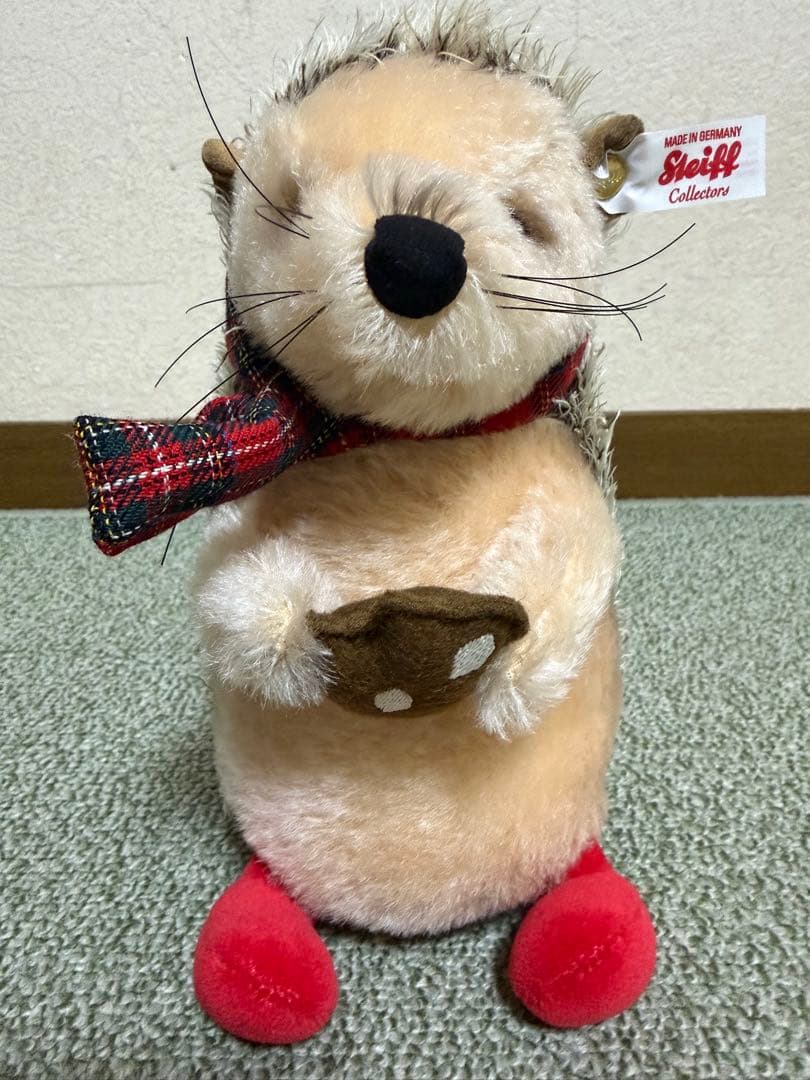 Steiff シュタイフ ハリネズミのイヴォ クリスマス ぬいぐるみ