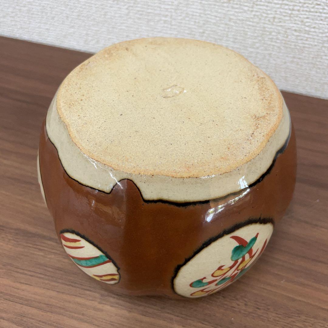 人間国宝】島岡達三 赤繪灰皿