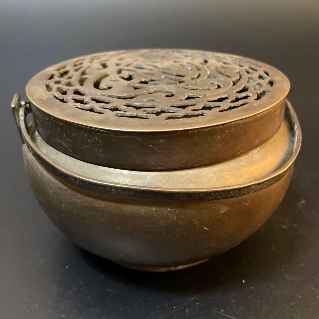 李朝　古銅　香炉　１７９６年製