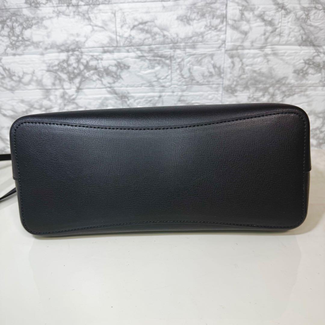 【極美品】　ケートスペード　トートバッグ　ショルダーバッグ　2way レザー　黒