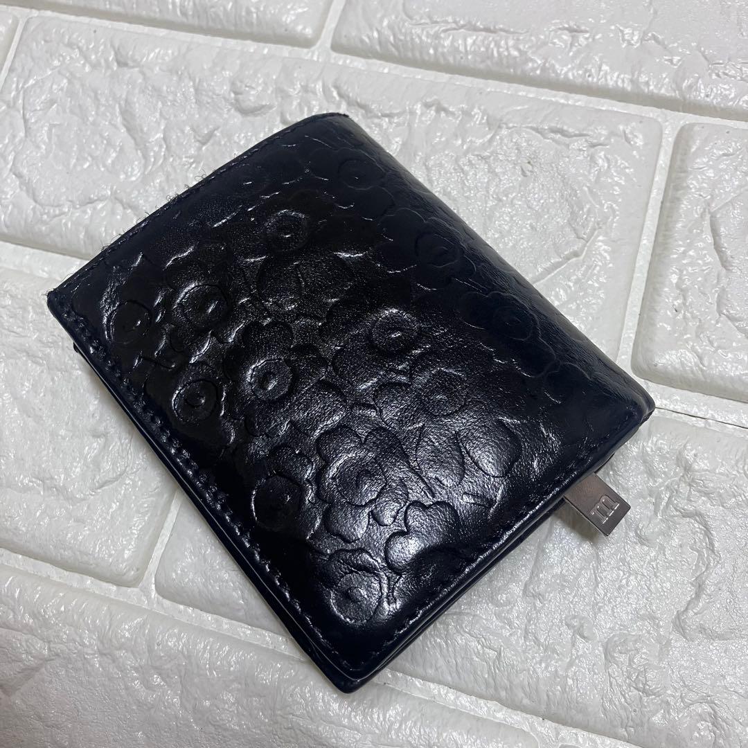 marimekko マリメッコ　二つ折り　ブラック　財布