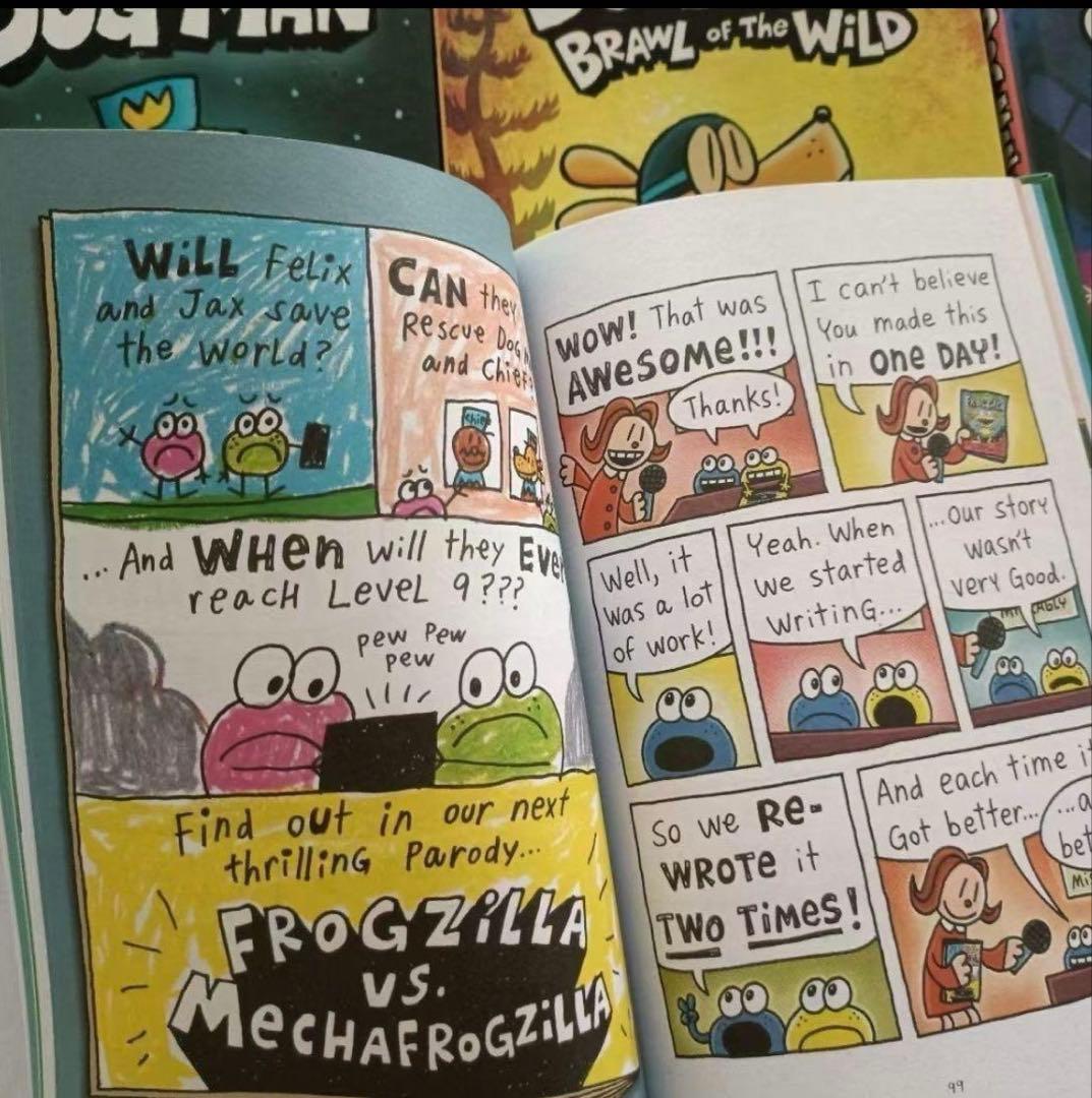 DogMan ドッグマン　17巻セット　マイヤペン対応　音源おまけ付き　英語漫画