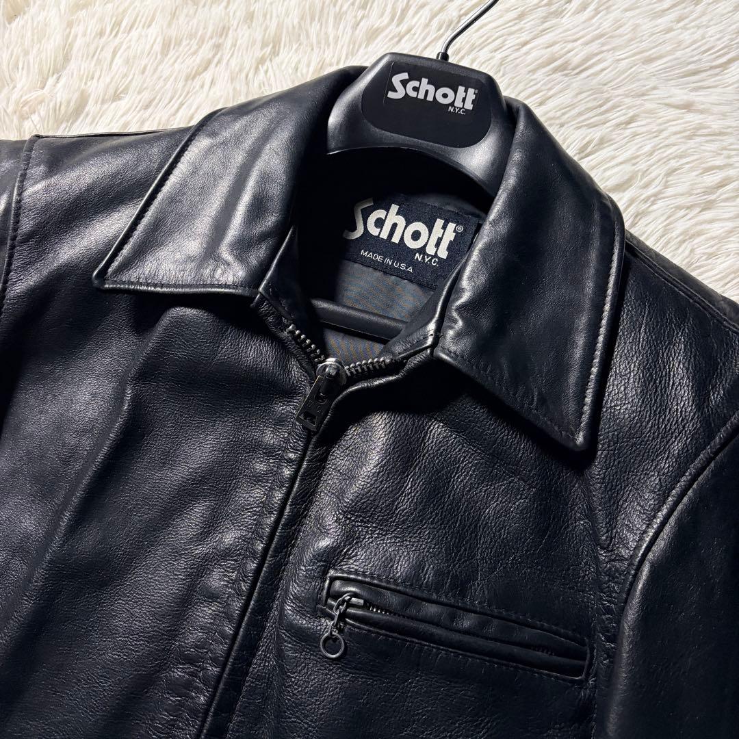 米国製】schott トラッカージャケット 659 本革 36 USA製 - メルカリ
