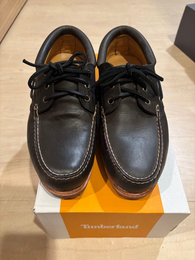 Timberland デッキシューズ　カーキ　グリーン