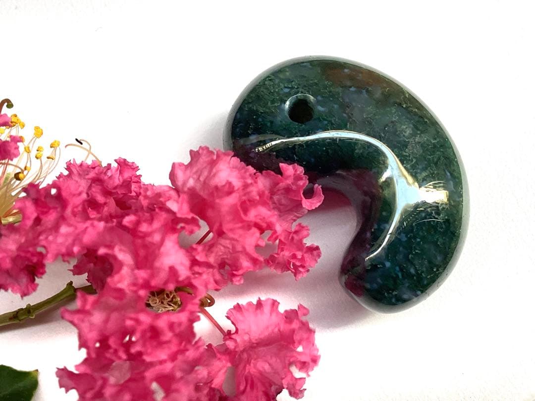 1万個に1個しか無い出雲勾玉‼️花仙山瑪瑙*芯