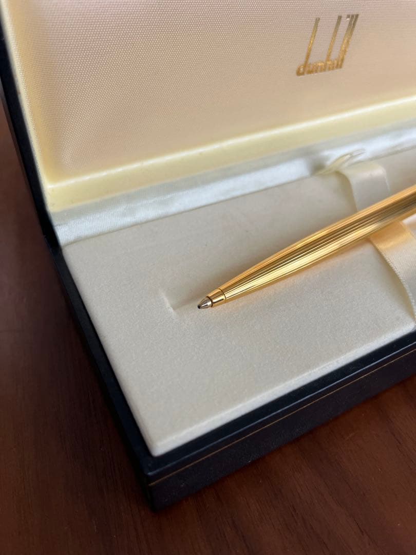 ダンヒル ボールペン ヴィンテージ ゴールド シルバー ケース付き 2本