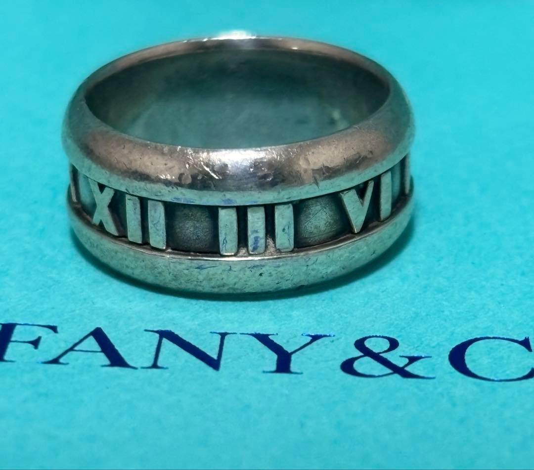 Tiffany アトラスリング 15号 シルバー925 オールドティファニー