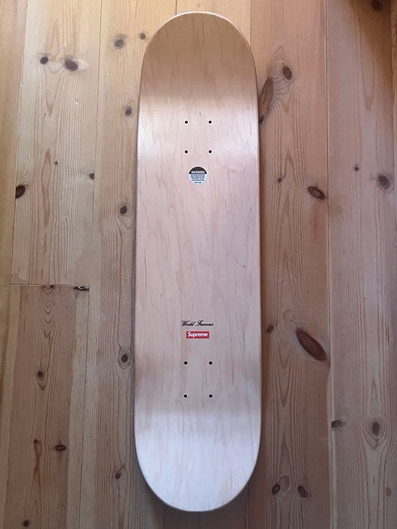 未使用Supreme World Famous Skateboard Deck