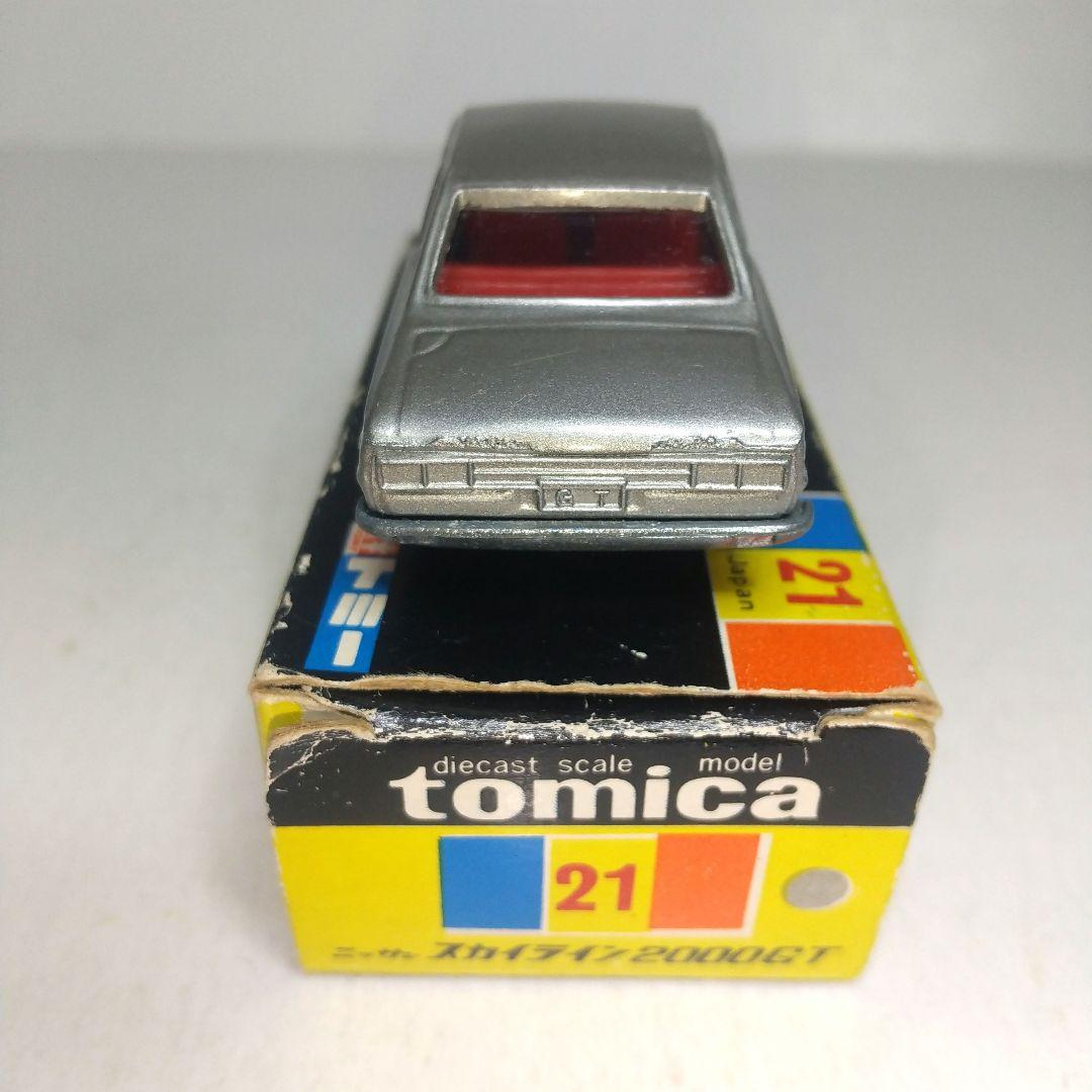 (3885)トミカ 黒箱 日本製 日産 スカイライン 2000GT 1Eホイール