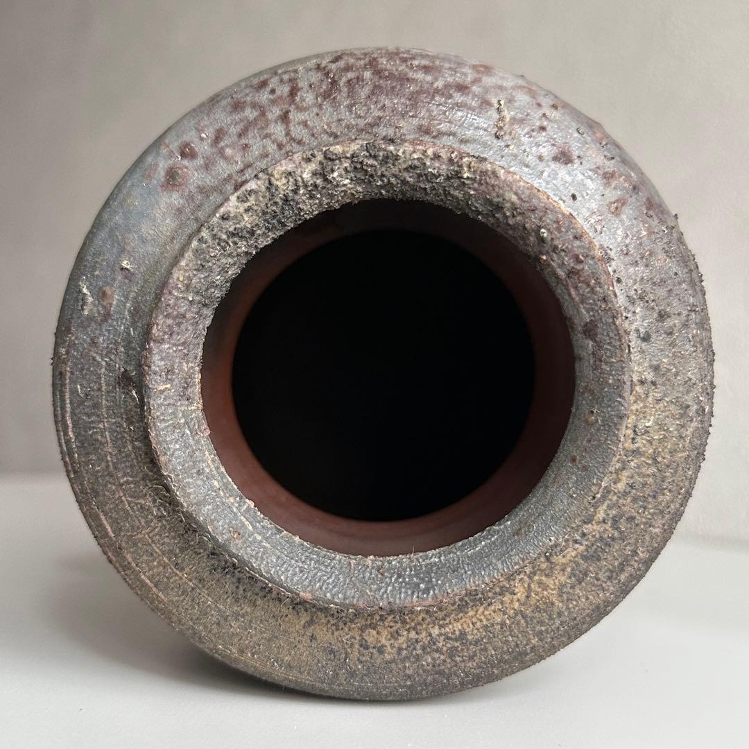 武用君彦 備前 花器 花入 共箱