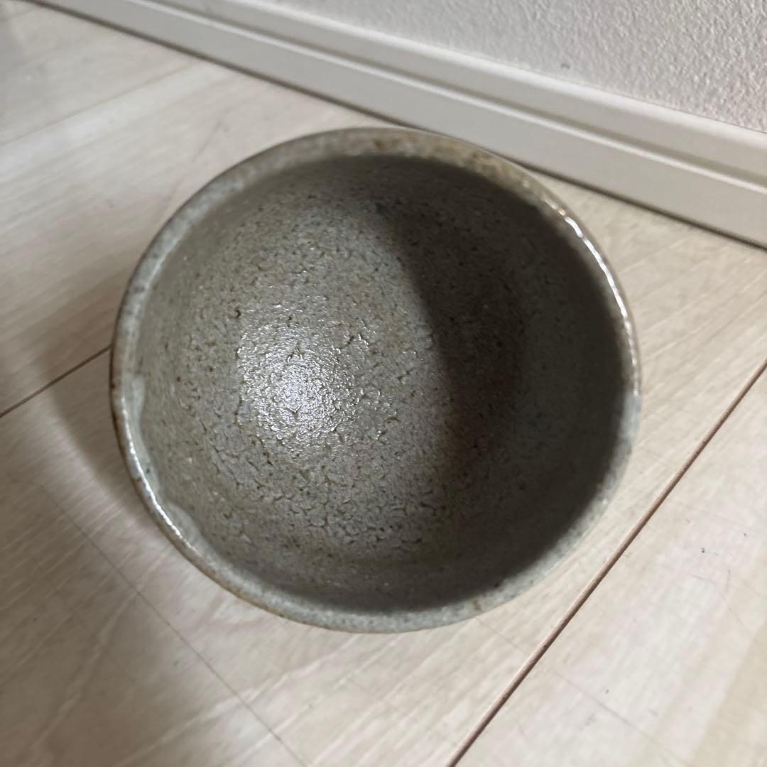 濱田庄司　胴紐茶碗 竹節高台③