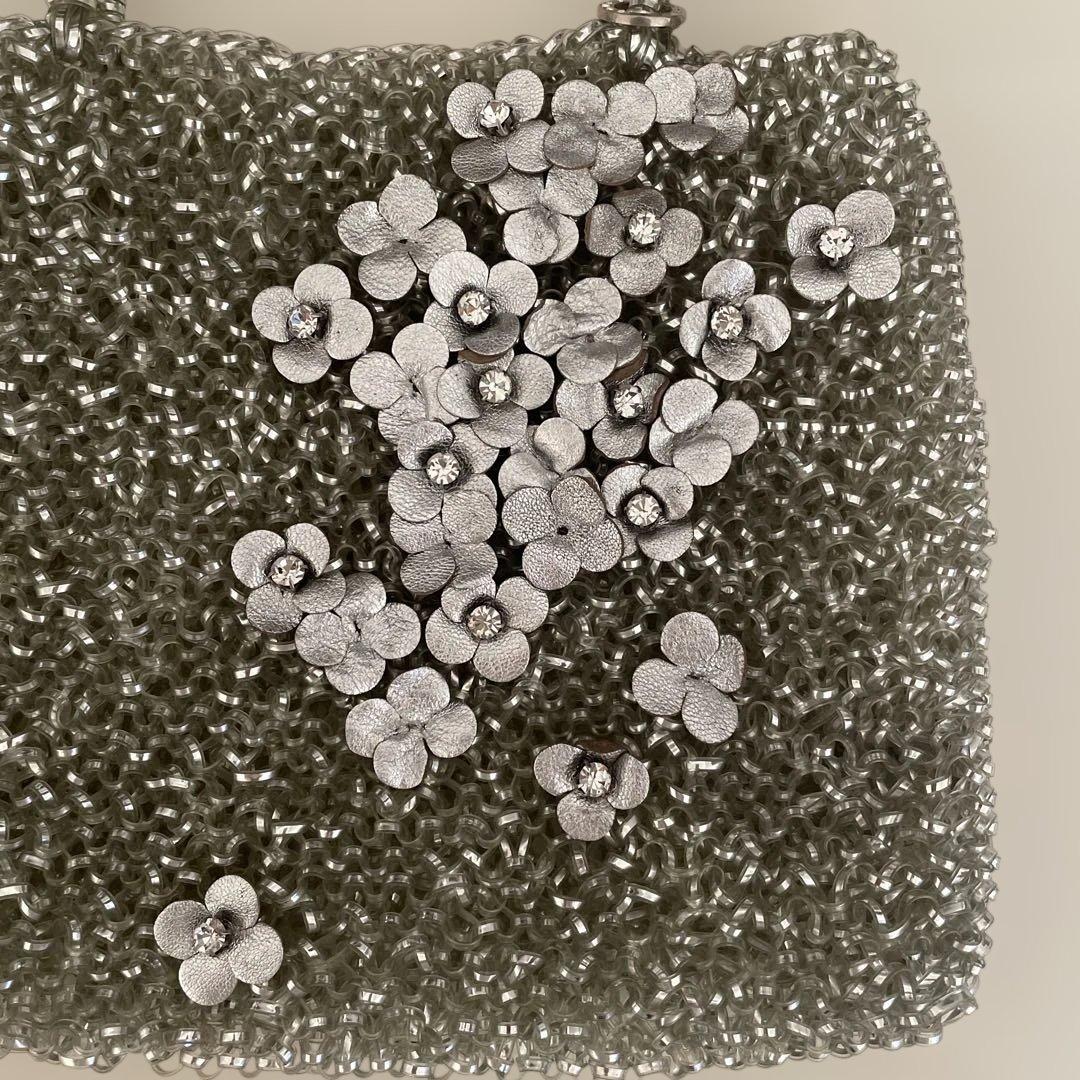 アンテプリマANTEPRIMA ワイヤーバッグ スワロフスキーフラワーモチーフ