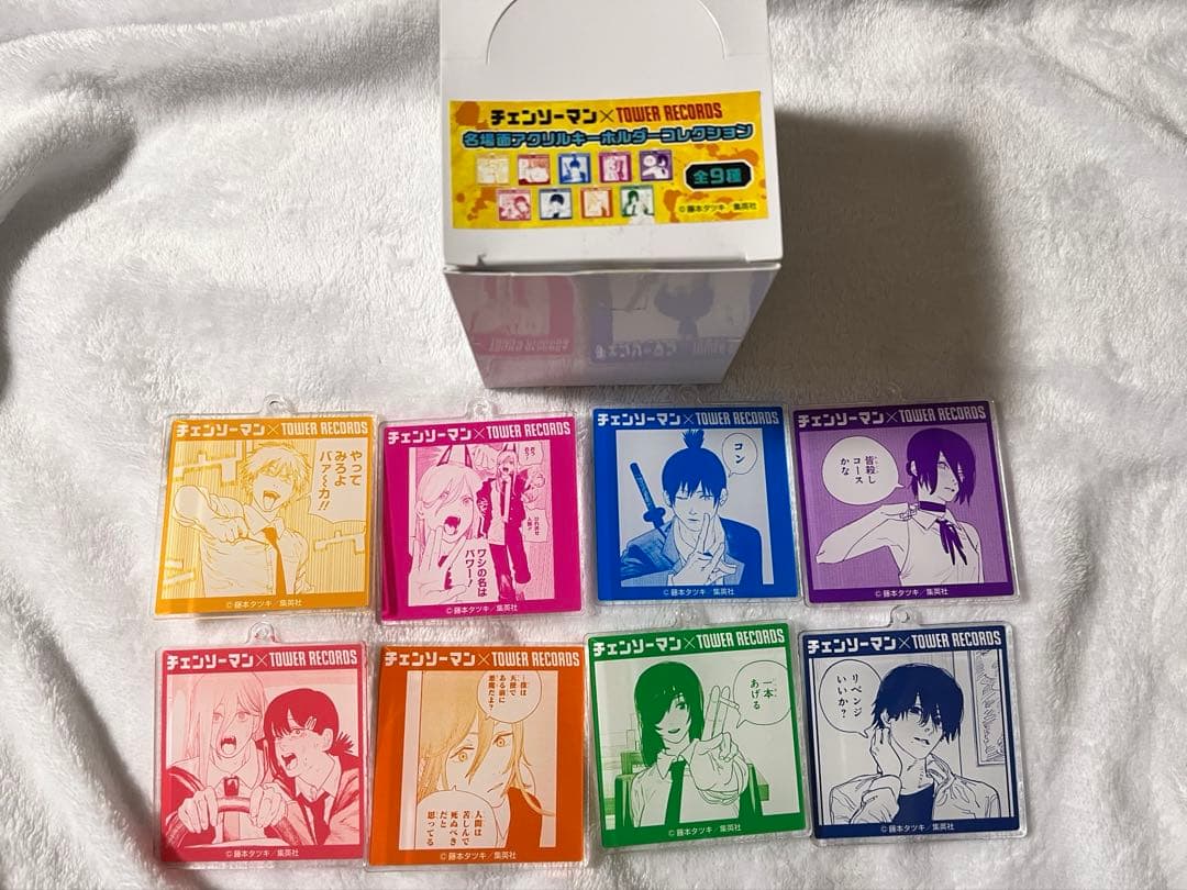 チェンソーマン マンガ展 缶バッジ アクリルキーホルダー アクリル