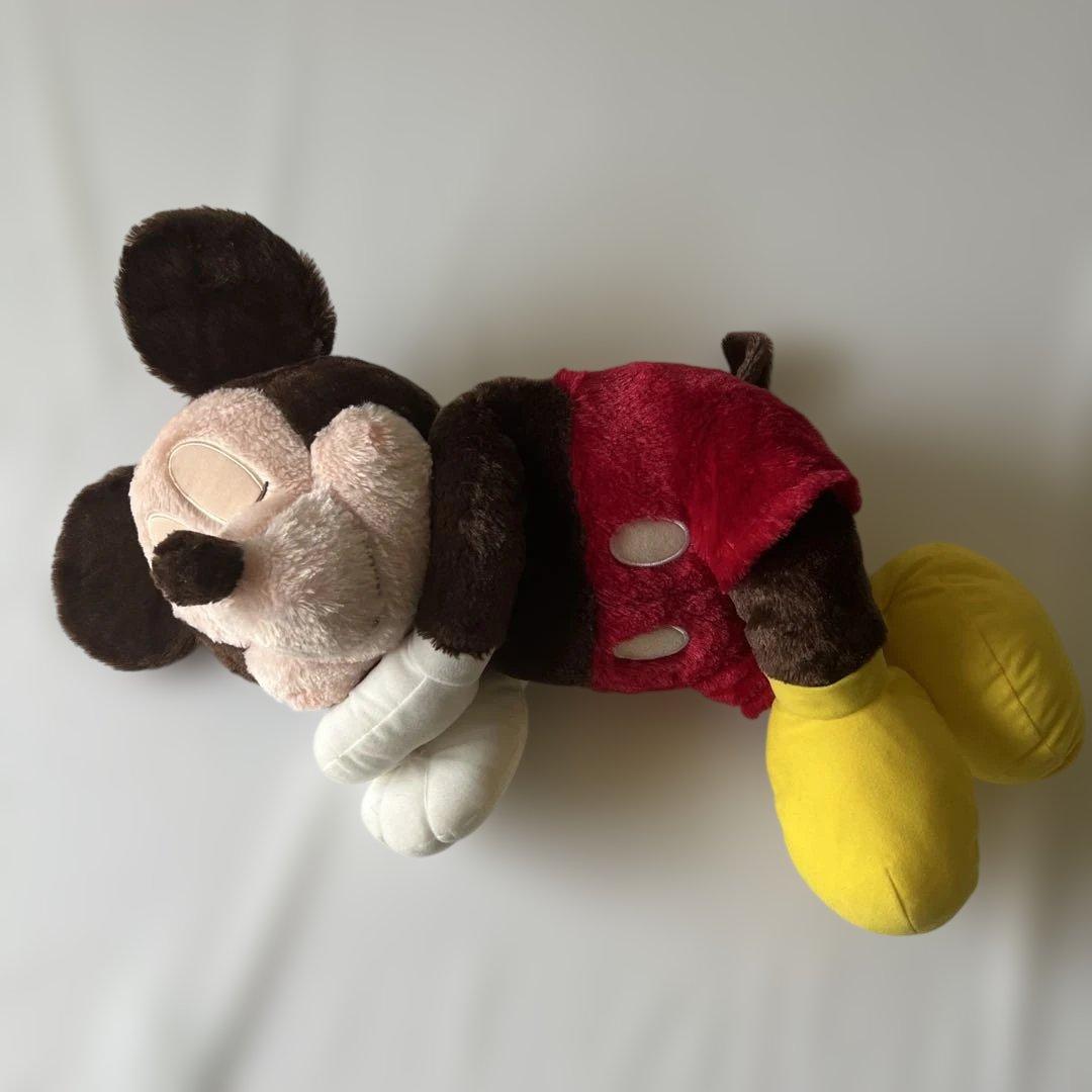 ミッキーマウス 赤いほっぺギガジャンボおやすみぬいぐるみ