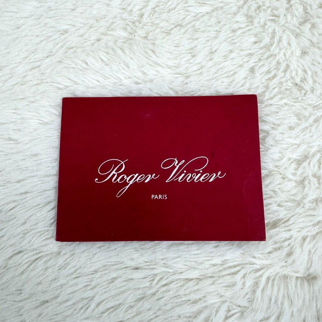 Roger Vivier ハンド 肩掛け バッグ スエード 上品 スクエア 黒