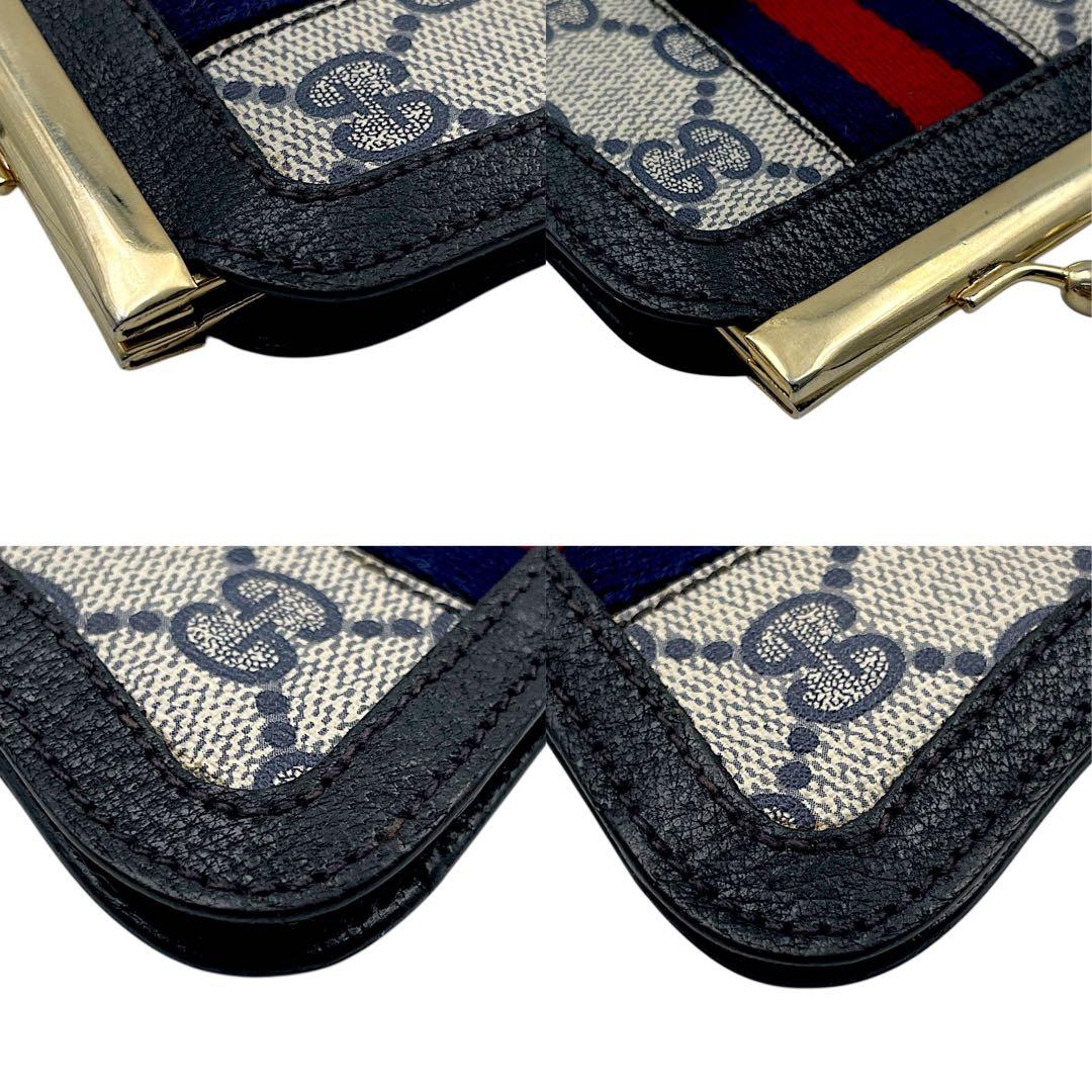 【美品】GUCCI グッチ　ケース　シェリーライン　オールドグッチ　GG