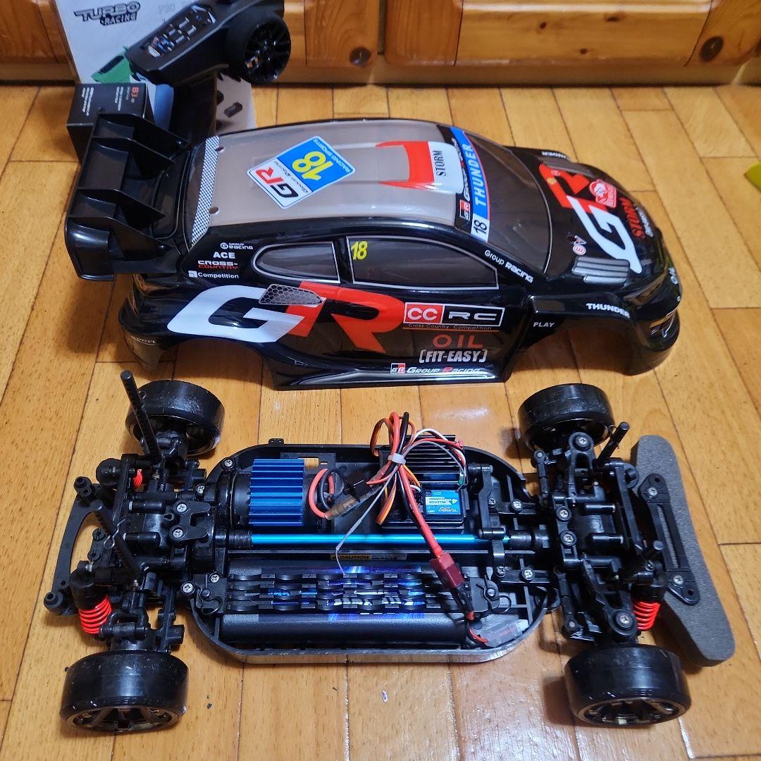 タミヤ ドリフト ラジコン フルセット 改造　TT01　ラリー　ボディ　tt02