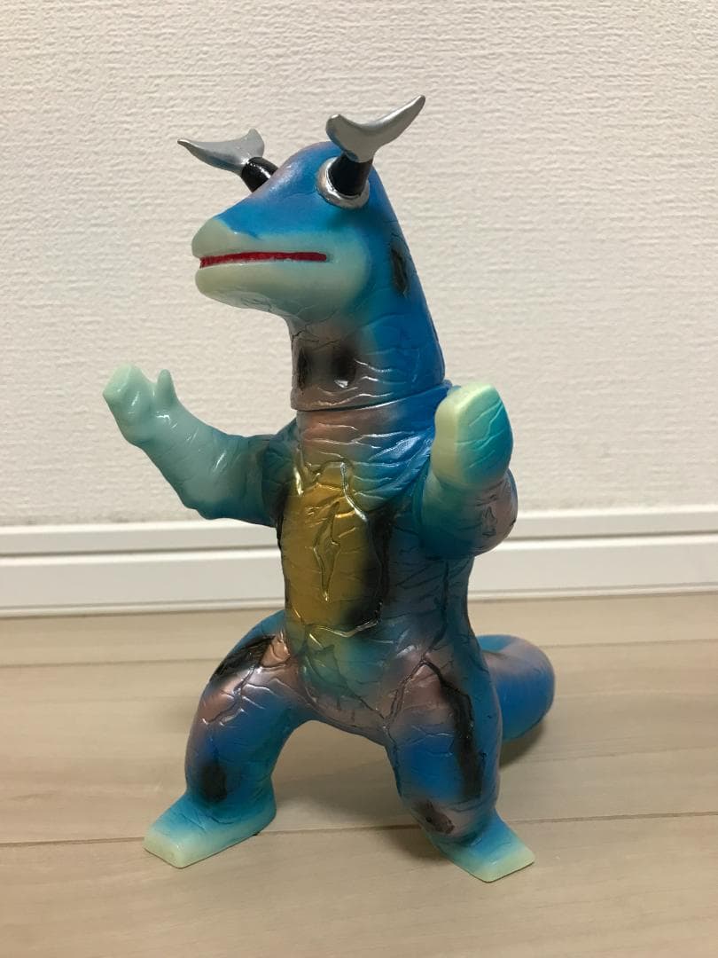 ブルマァク 蓄光 エレキング 復刻 ソフビ ウルトラセブン 昭和レトロ マルサン