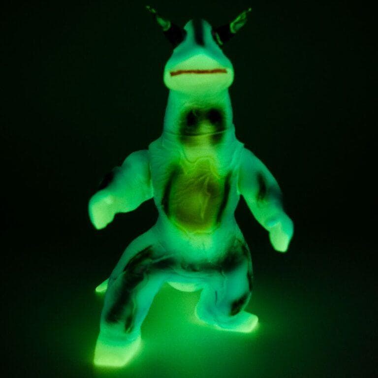 ブルマァク 蓄光 エレキング 復刻 ソフビ ウルトラセブン 昭和レトロ マルサン