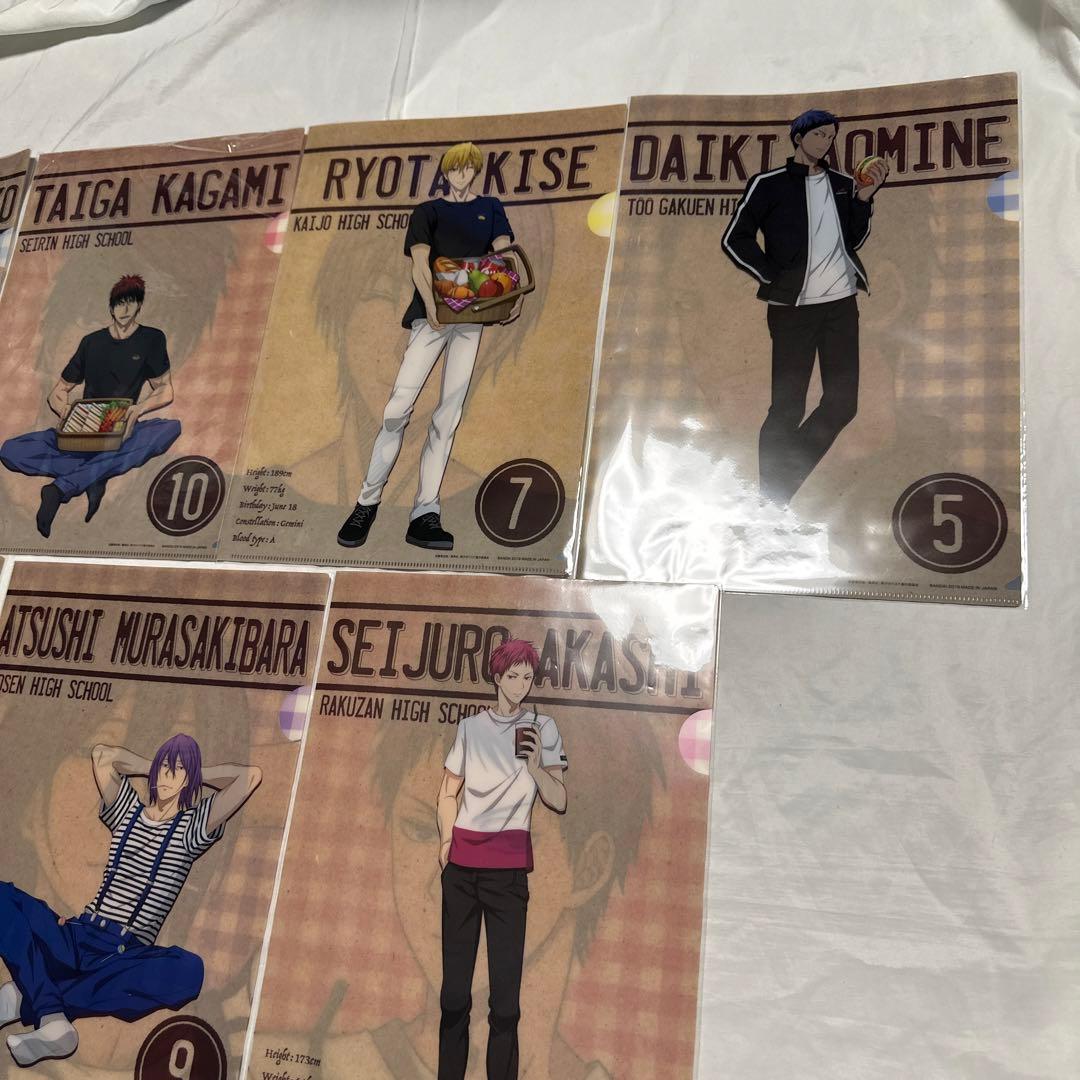 希少 限定品 黒バス 黒子のバスケ クロコーゼット クリアファイル