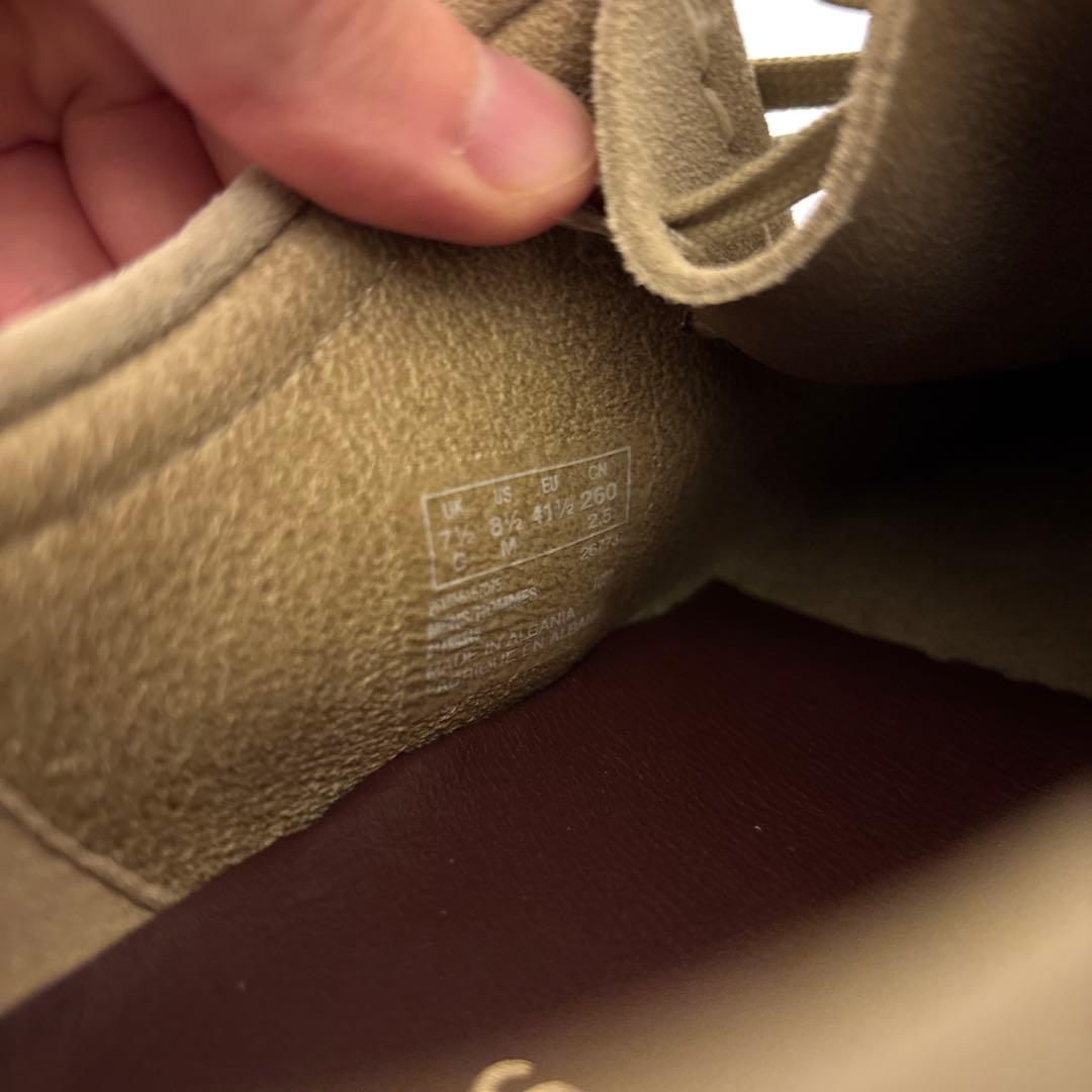 clarks wallabee ワラビー ベージュ スエード