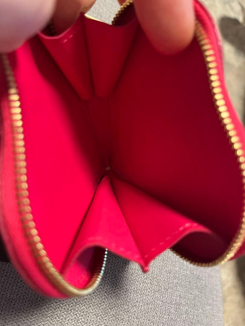 ルイヴィトン ヴェルニ ハート　チャーム付き　ケース　ピンク