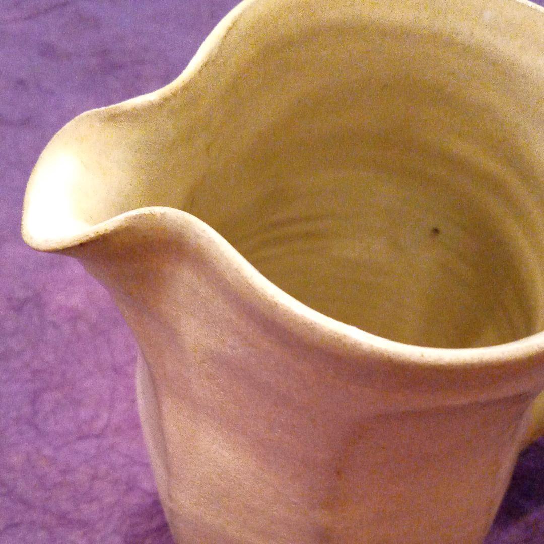 福光焼 白釉面取水差し