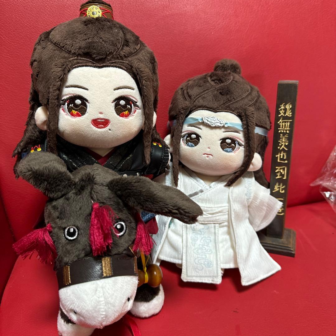 魔道祖师 陈情令陳情令 忘羡ぬいぐるみ 服付き蓝湛魏无羡