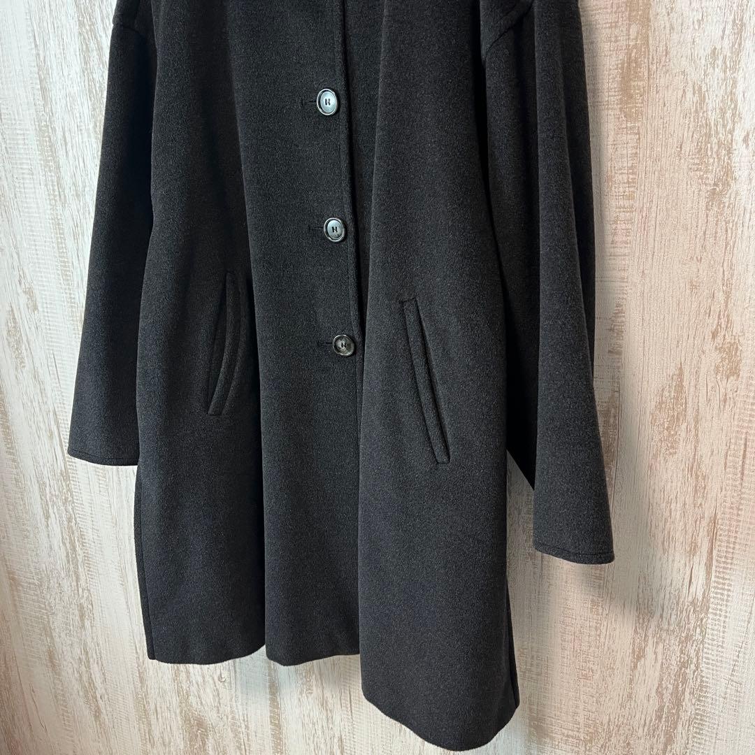 極美品 MaxMara 銀タグ ヴァージンウール ボリューム チェスターコート
