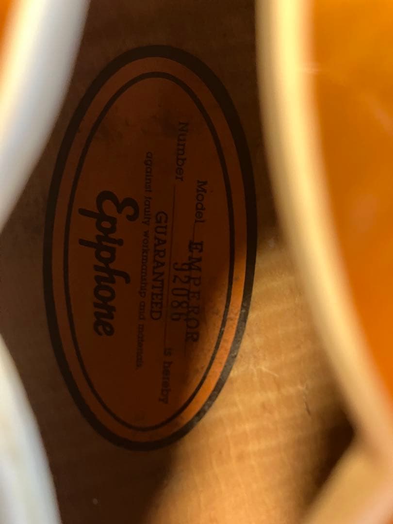 epiphone emperor 92086 エピフォン エンペラー