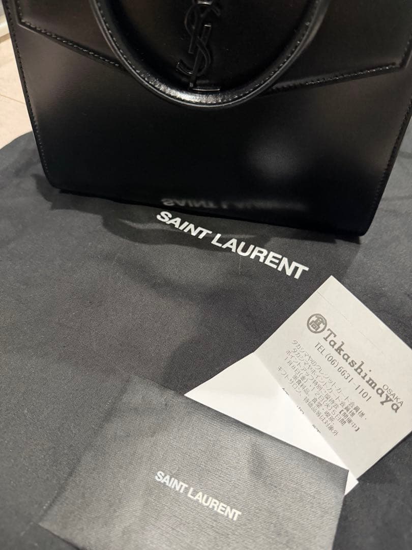 専用SAINT LAURENT ブラックレザーショルダーバッグ