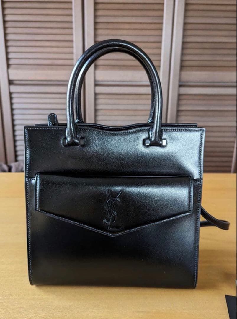 専用SAINT LAURENT ブラックレザーショルダーバッグ