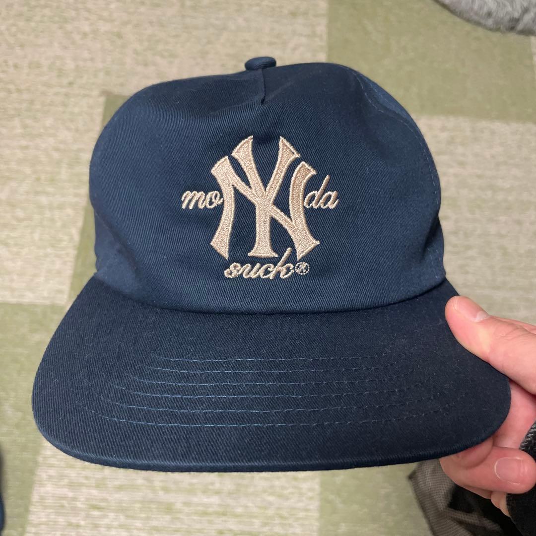 mondaysuck ヤンキース ベースボールキャップ ネイビー monday suck