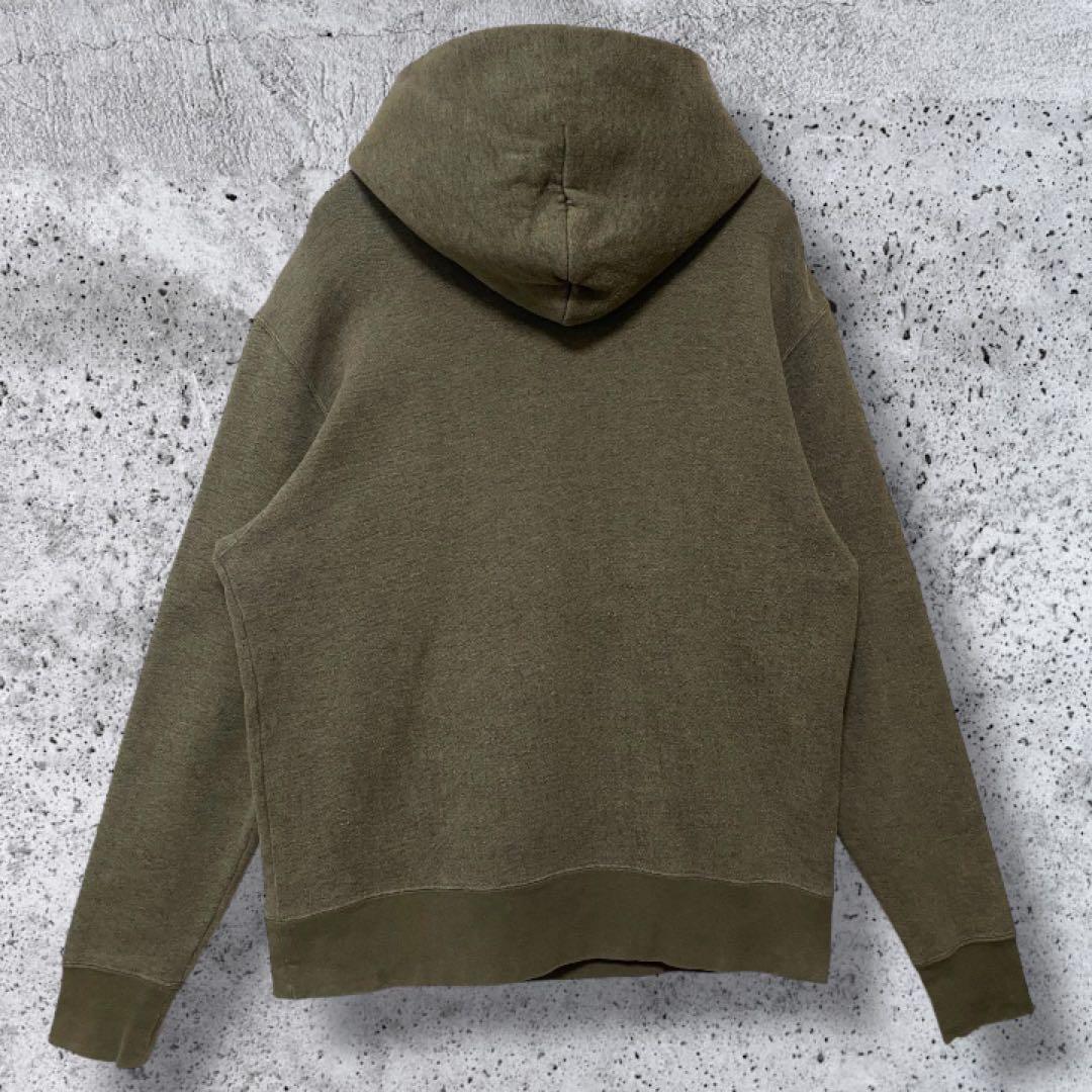 【入手困難】RATS ワンポイントタグ刺繍 パーカー カーキ M キムタク 長瀬