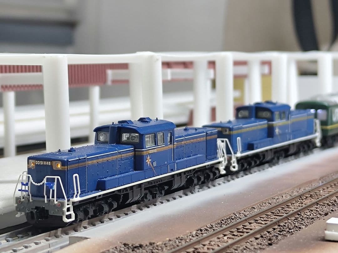 TOMIX 2215 DD51ディーゼル機関車 北斗星色 2両セット Nゲージ