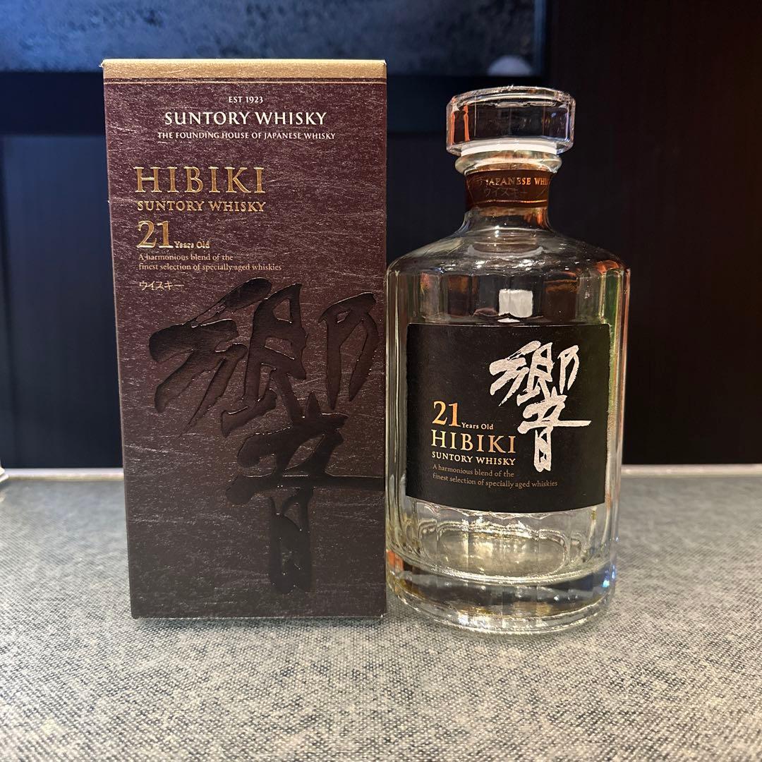響21年 黒響 空瓶 サントリーウイスキー 響21年黒ラベル 空瓶 【