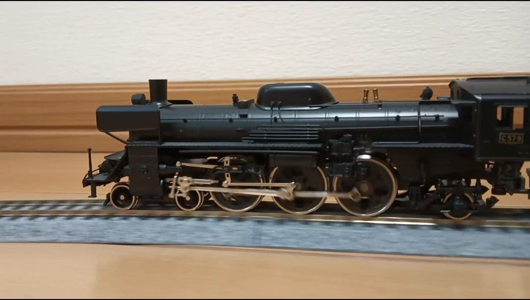 HOゲージ 天賞堂アダチ Ｃ57門デフ蒸気機関車、メンテナンス済