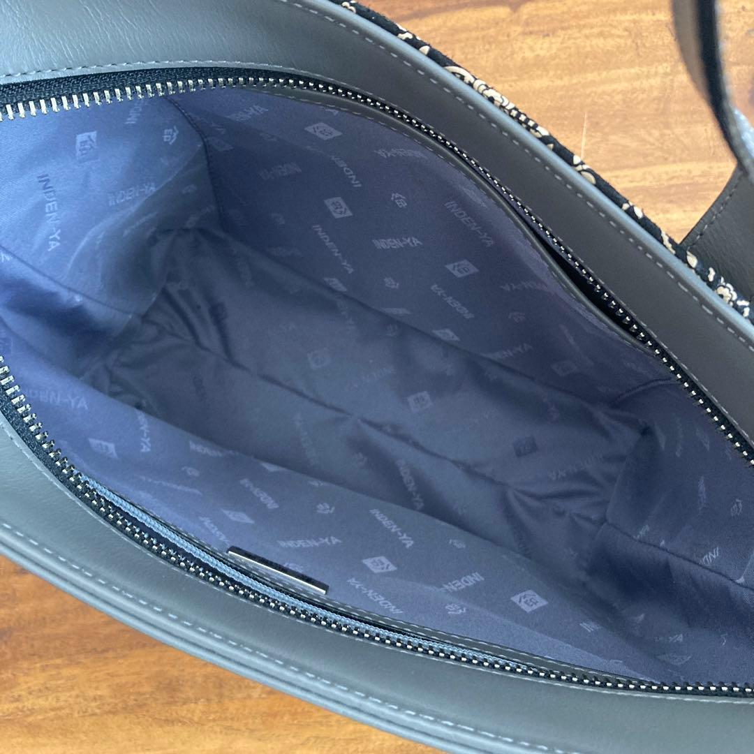 印傳屋 ハンドバッグ 花柄