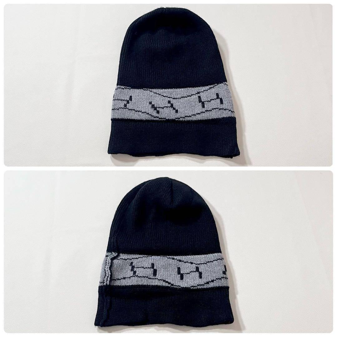 美品】エルメス カシミヤ100%ニット帽×手袋 2点セット H柄 マルジェラ期