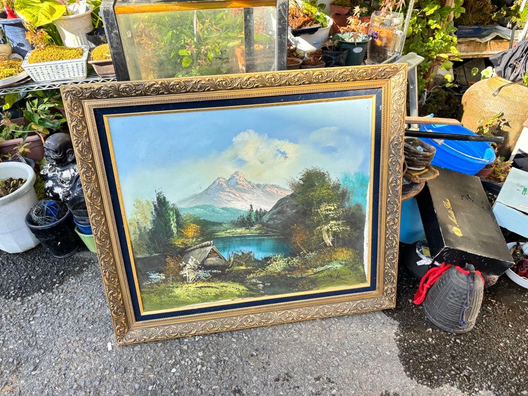 A. HANDA 風景画 油彩画 大サイズ